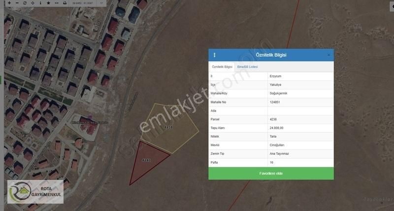 Rota Gm'den Soğukçermik'te Yatırımlık Satılık Tarla