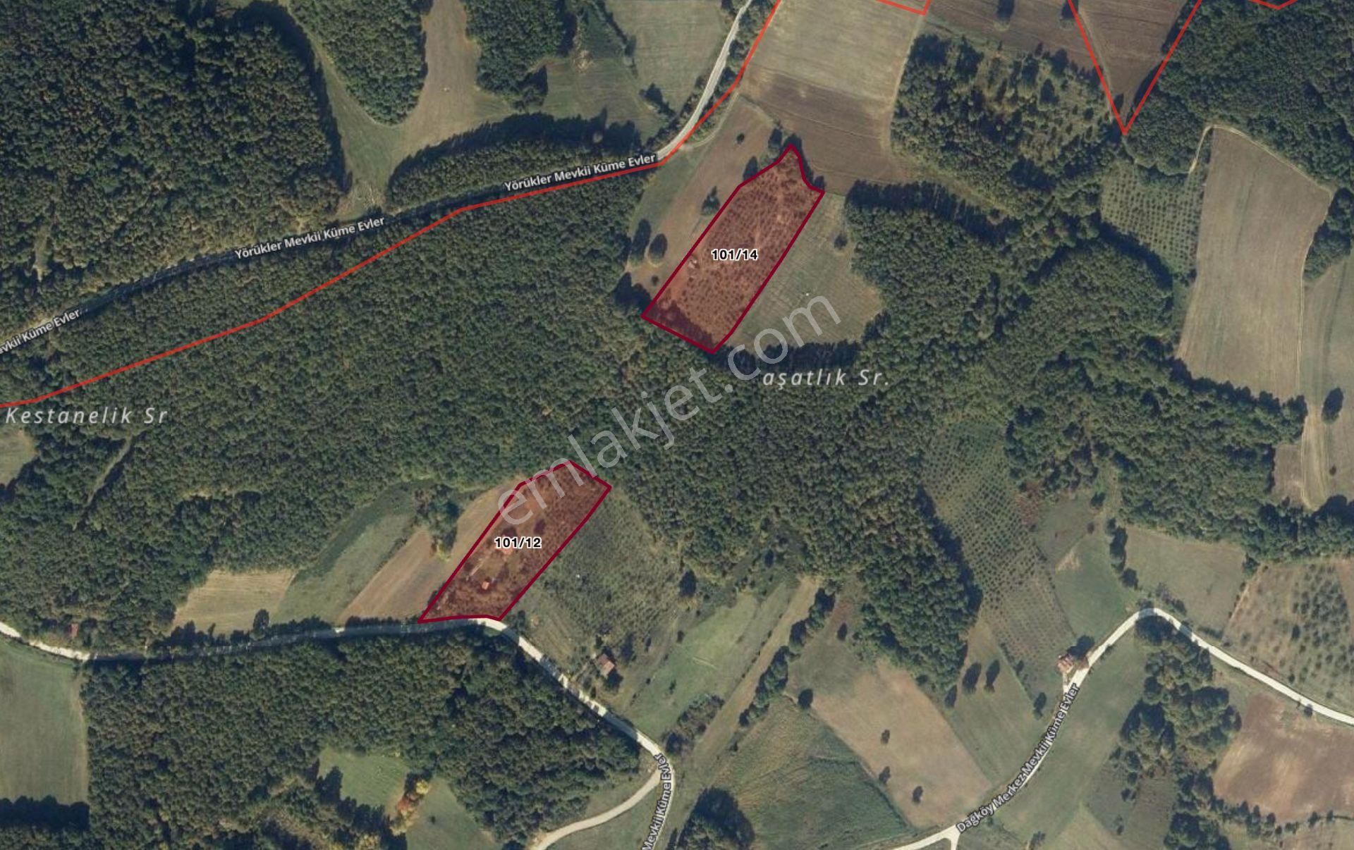 İzmit Dağköy Satılık 17185 M2 Tarla Ve Ev - Satılık Fındınlık