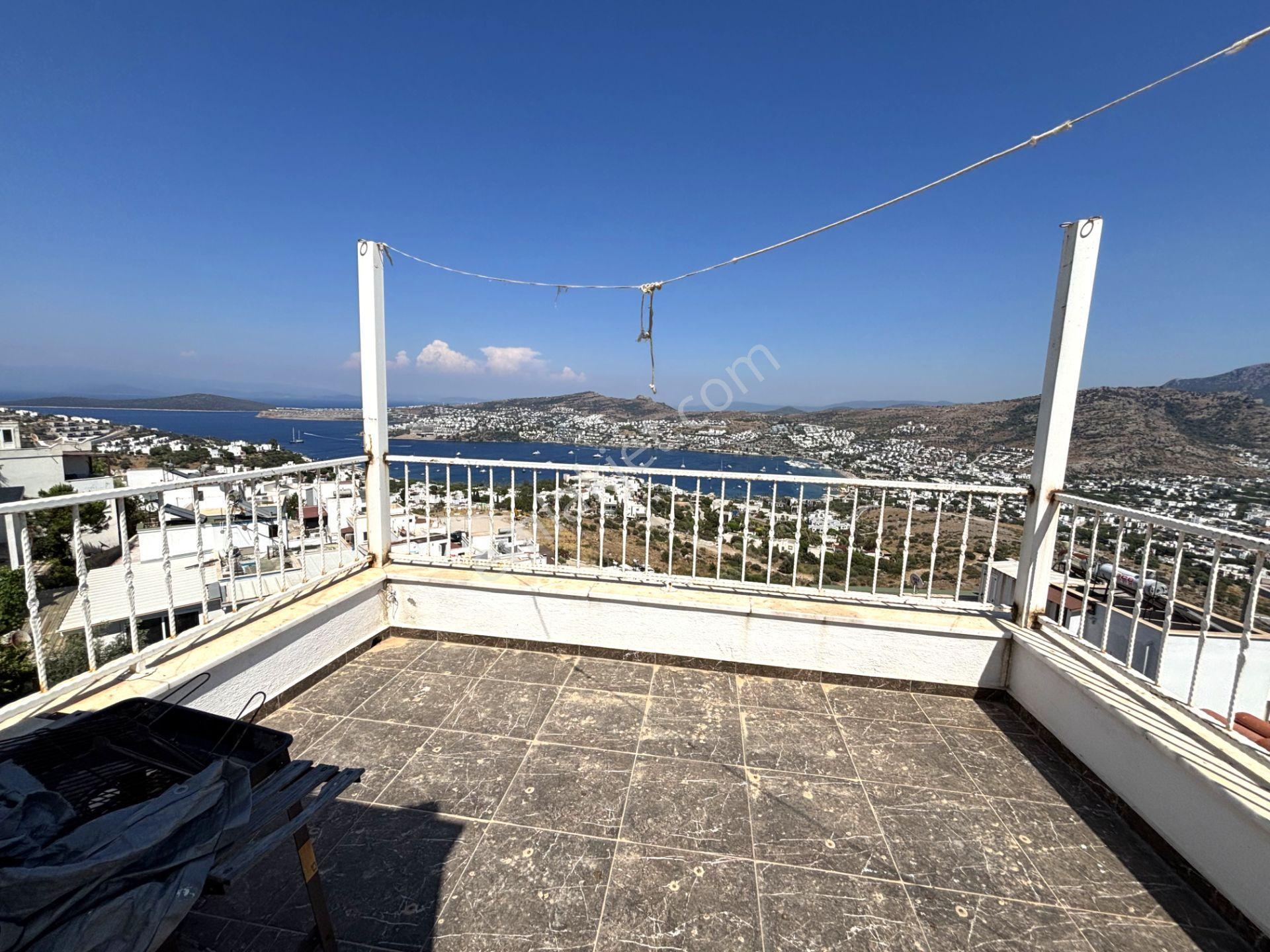 Bodrum Kiralık Gündoğan'da Deniz Manzaralı Dubleks Yazlık Villa - Görsel 12