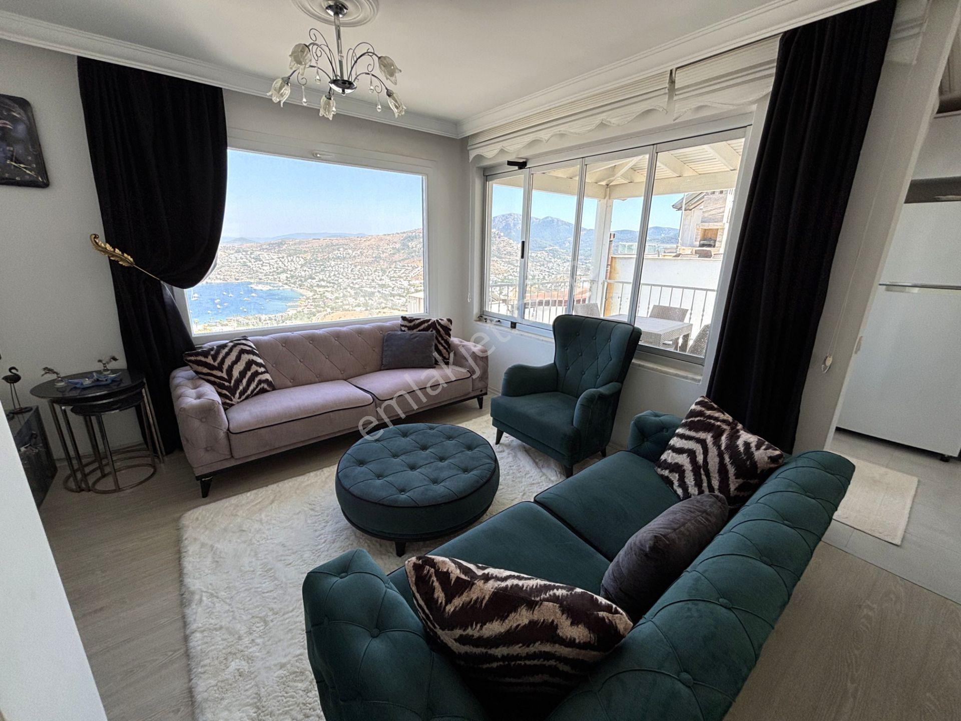 Bodrum Kiralık Gündoğan'da Deniz Manzaralı Dubleks Yazlık Villa - Görsel 3