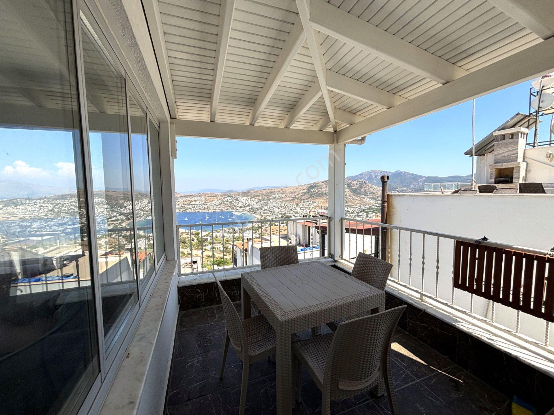 Bodrum Kiralık Gündoğan'da Deniz Manzaralı Dubleks Yazlık Villa - Görsel 4