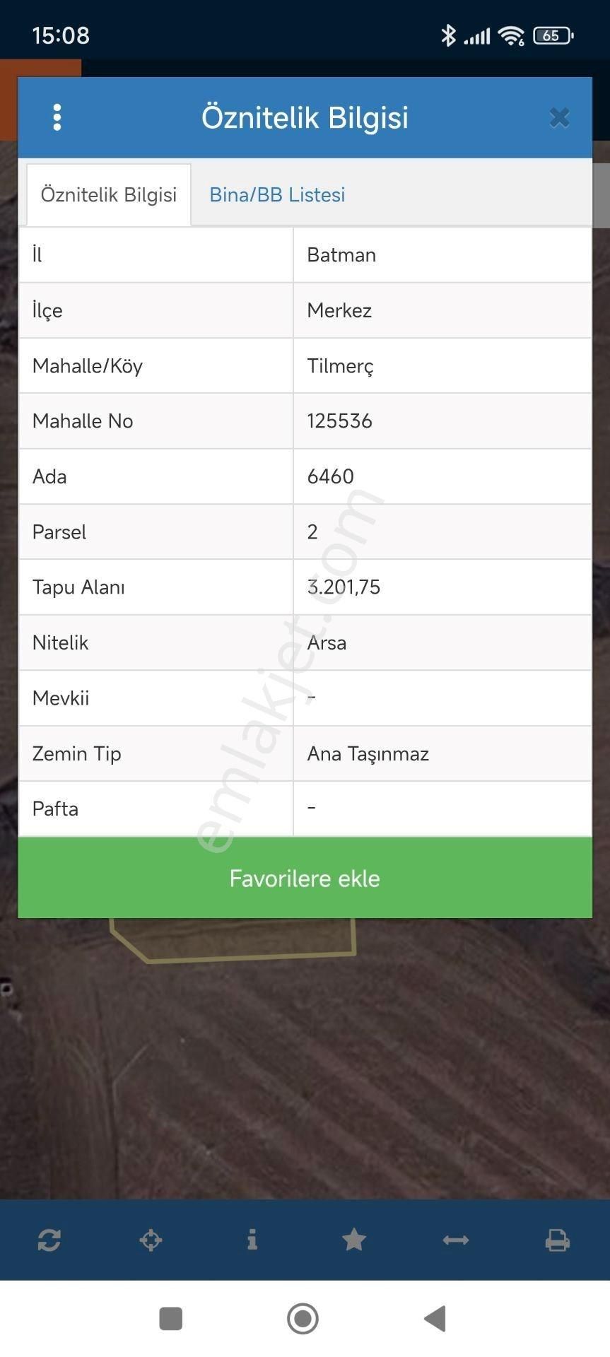 Emlak 72 Den Acil Satılık Villa İmarlı Arsa