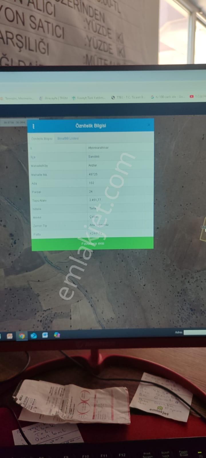 Afyon Tezcan Emlaktan Muhtelif Yerlerde Tarla Hepsi - Görsel 4