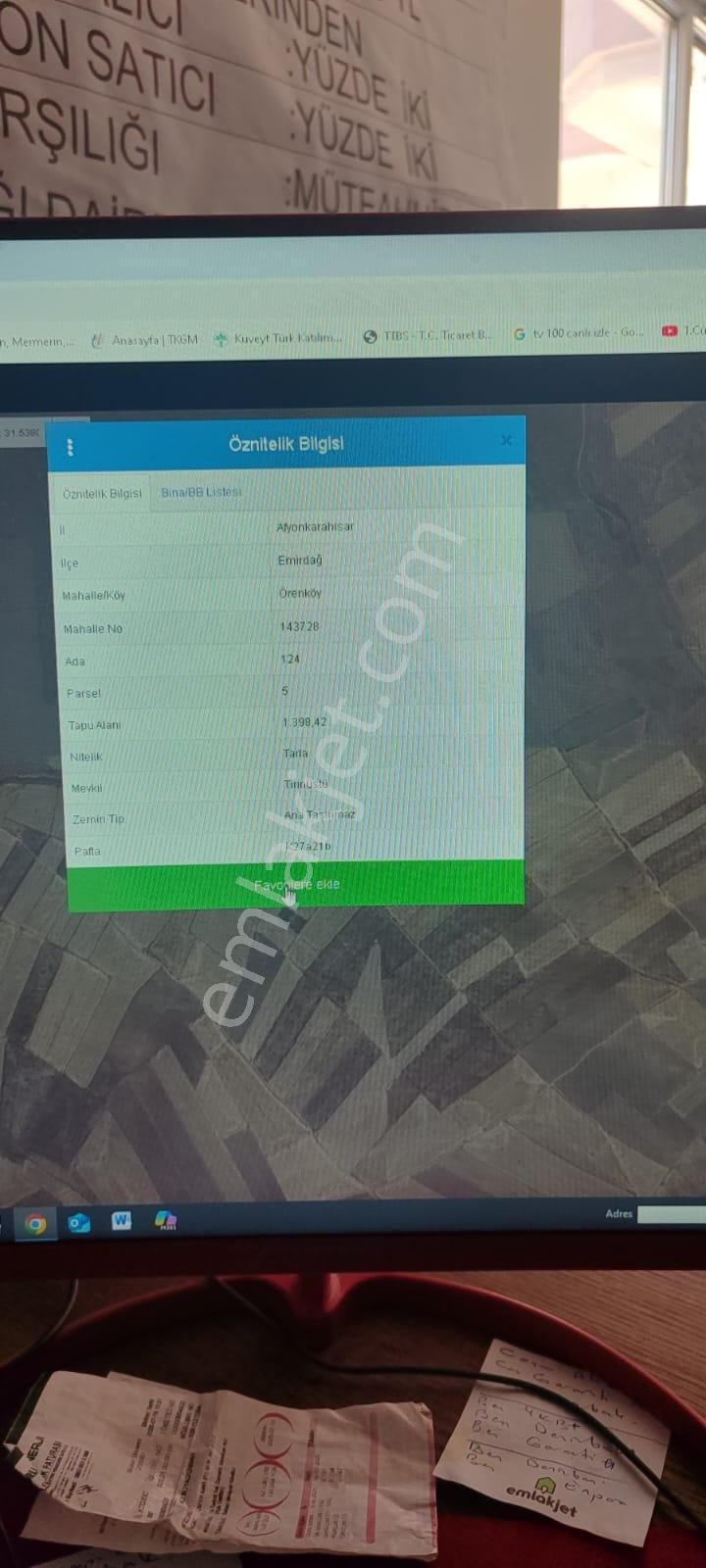 Afyon Tezcan Emlaktan Muhtelif Yerlerde Tarla Hepsi - Görsel 2