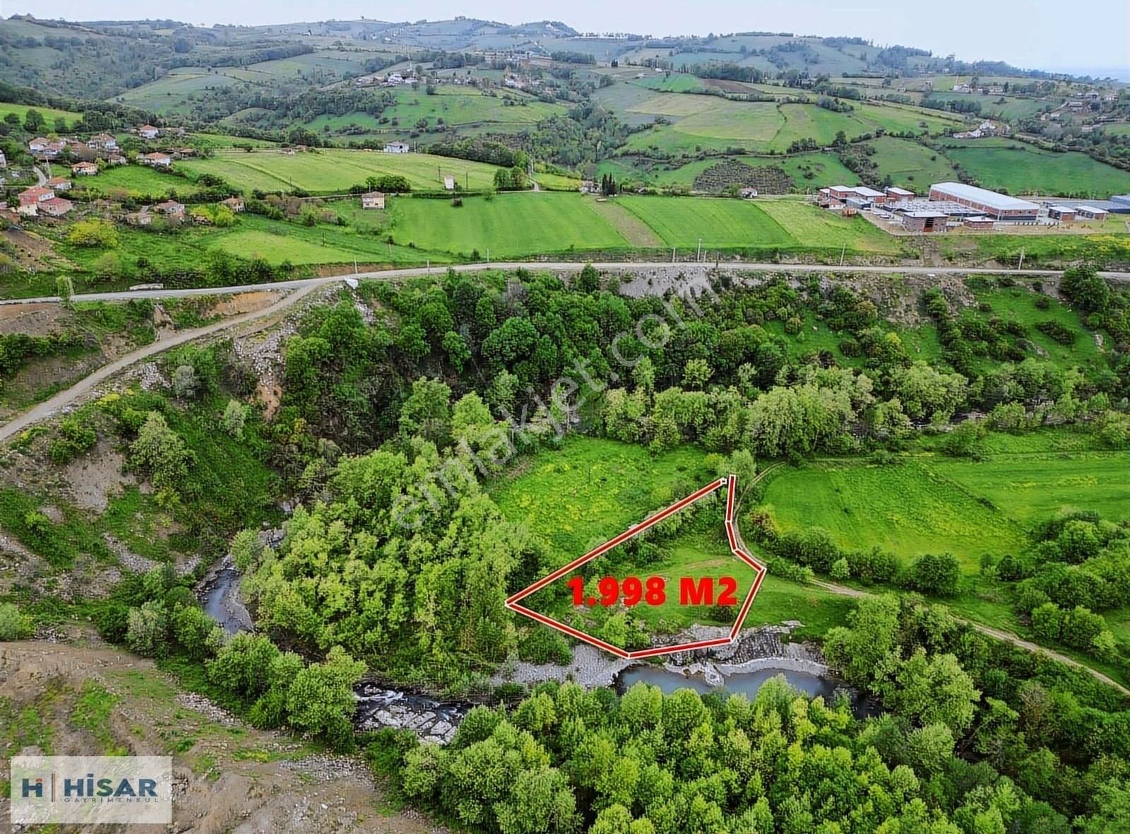Hisar'dan Dağköy Mah Nehir Ve Doğa Manzaralı 1.978 M2 Tarla