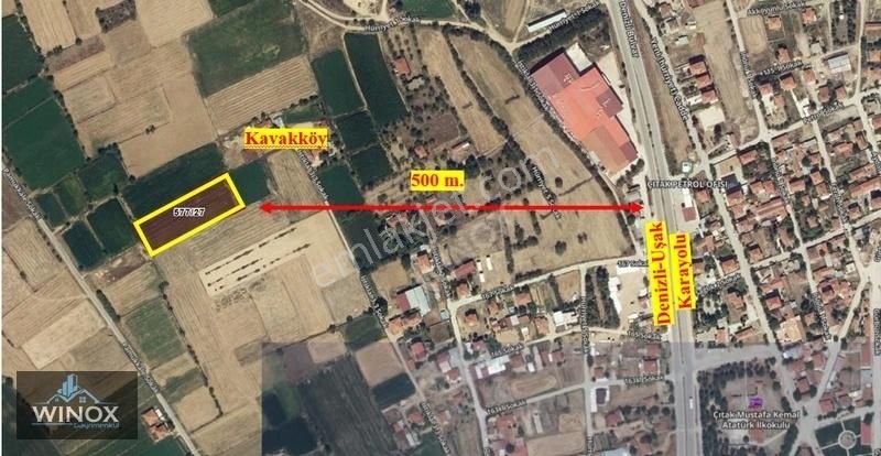 Çivril, Çıtak'ta Köy İçi Satılık Tarla.