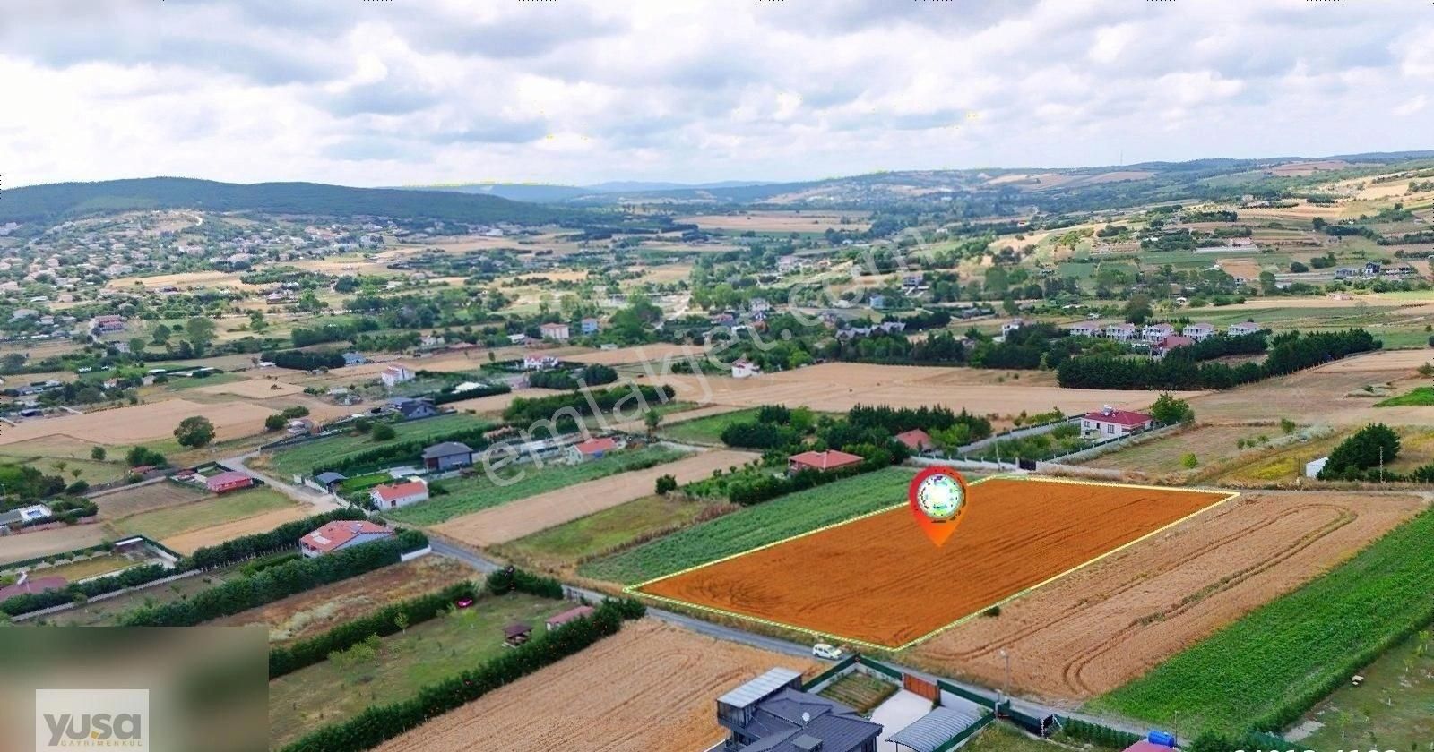 Yuşa'dan Çatalca Çanakça Yerleşim İçinde 5252m² Tek Tapu Arsa
