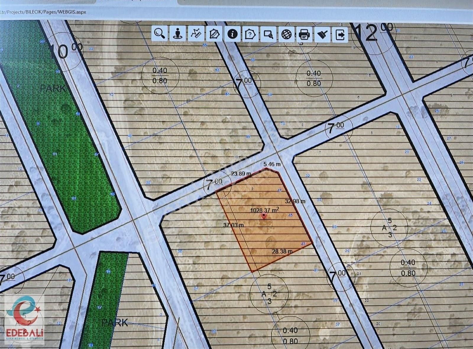 Bilecik Merkez Ertuğrulgazi Mah. Tavşantepe Mevkii İmarlı Arsa