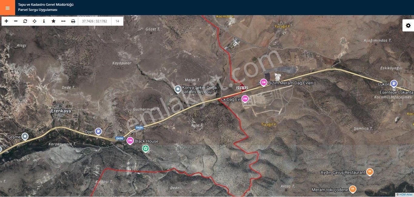 🚜 Seydişehir Antalya Yolu Üzerinde 6.000 M² Ruhsat Almaya Uygun Satılık Tarla - Görsel 6