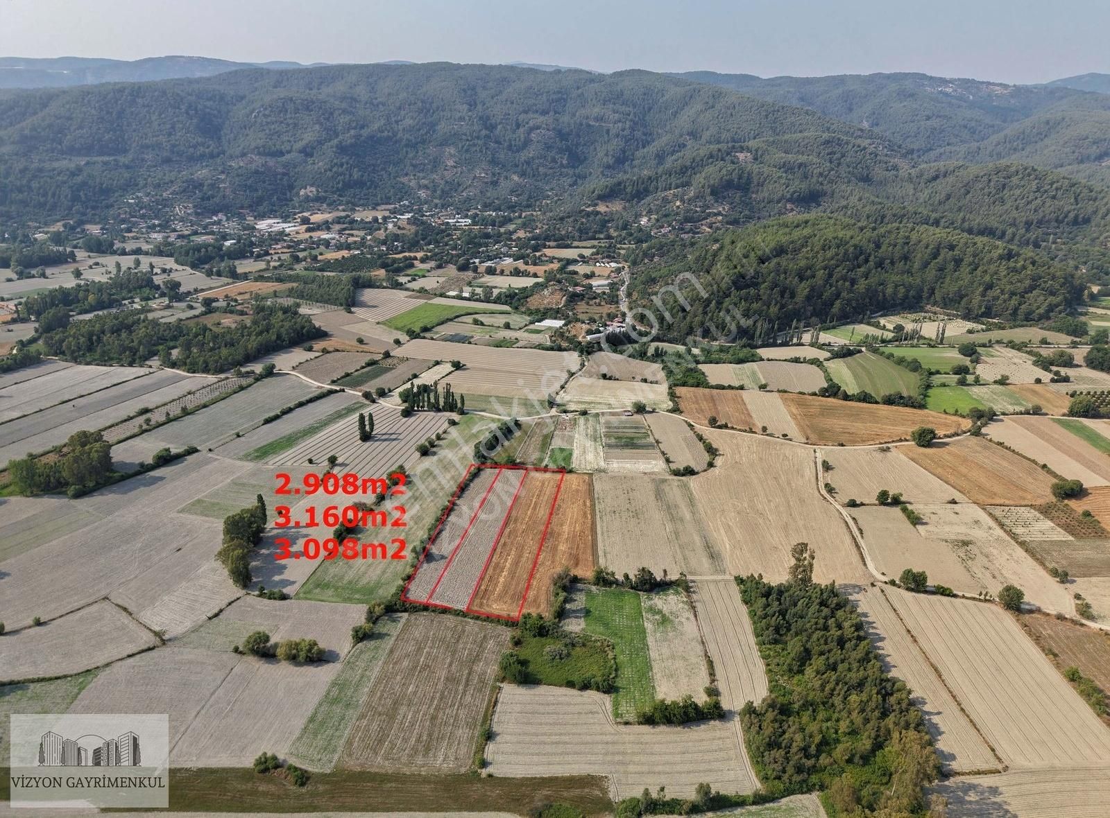 Muğla / Ula / Portakallık Mah. Satılık Kuponn Tarla 3 Parsel !!!