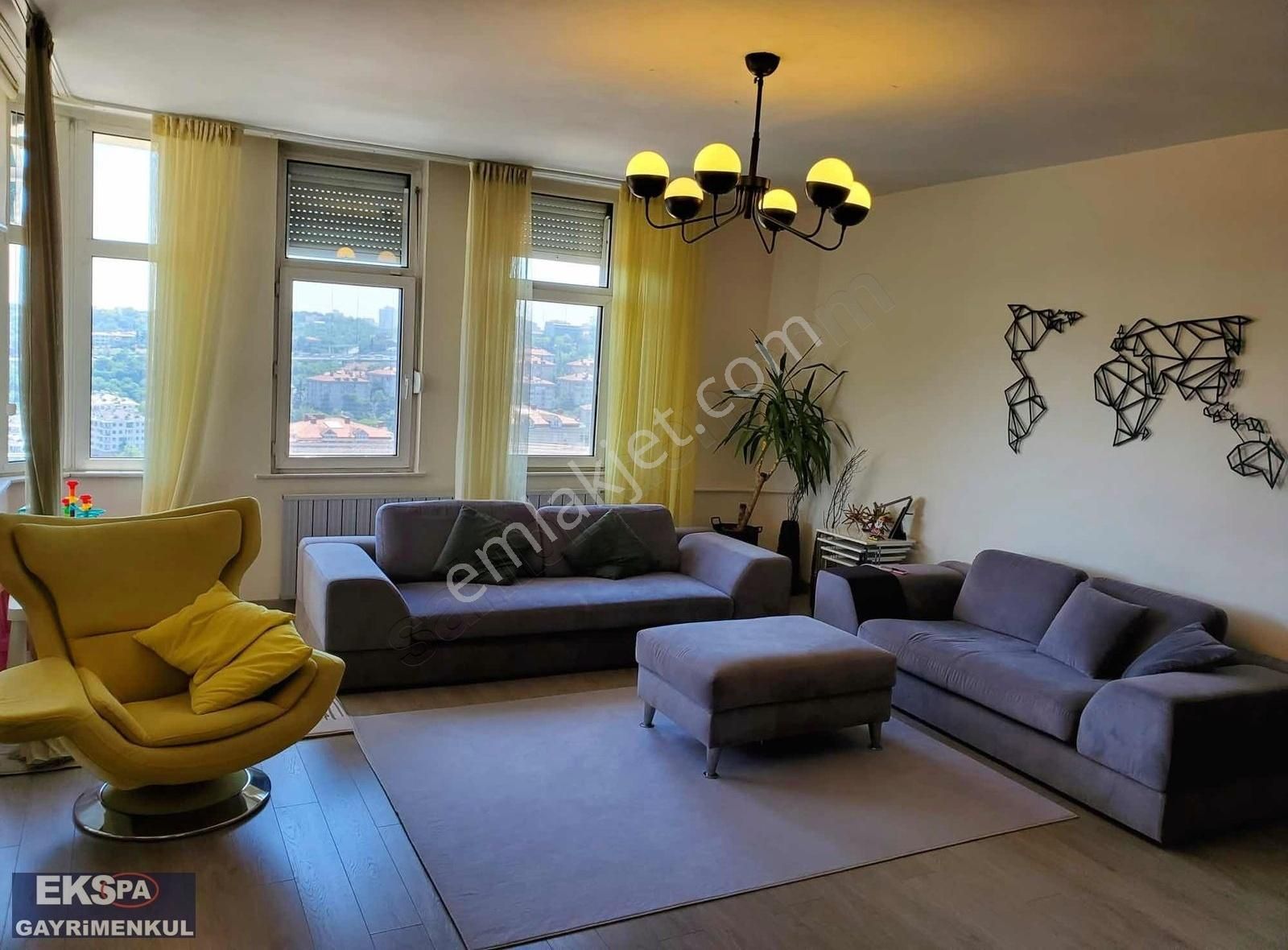 Ulus'un En Yeşil Sitesinde 3+1 Manzaralı Dekorlu