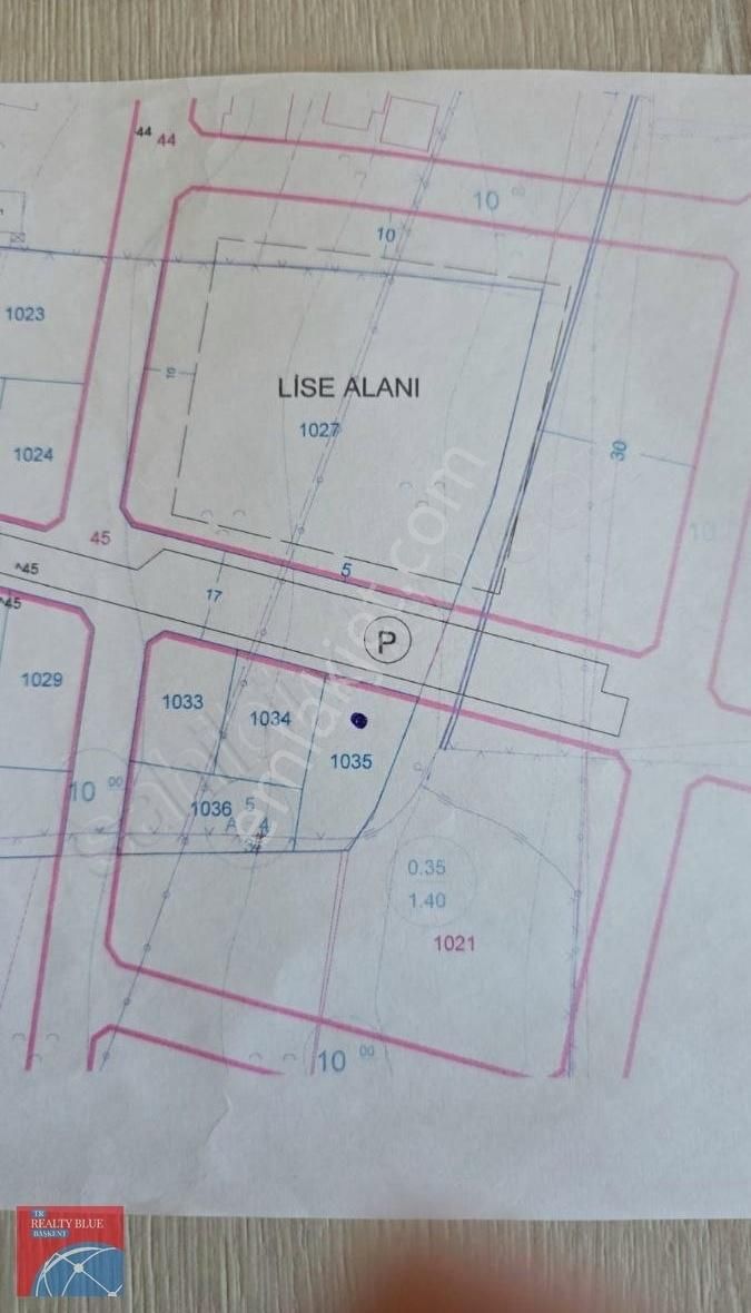 Realty Blue Başkent'ten Satılık İmarlı İfrazlı Arsa