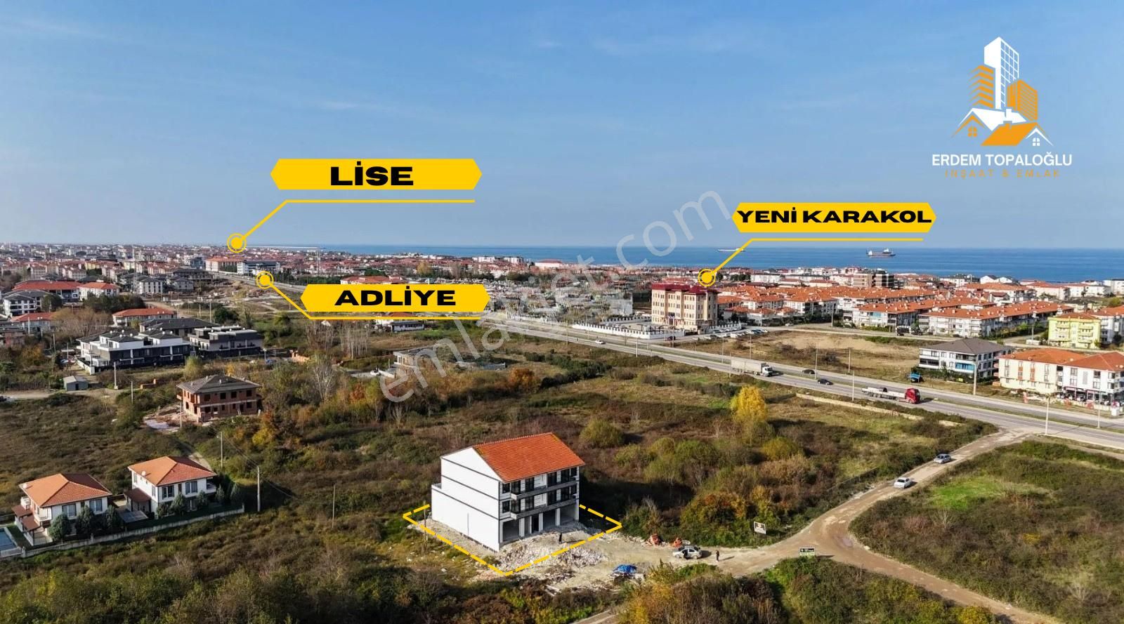 Karasuda *sıfır* Mutfak Ayrı Yerden Isıtmalı Geniş M2 Satılık 2+1 Daire - Görsel 2