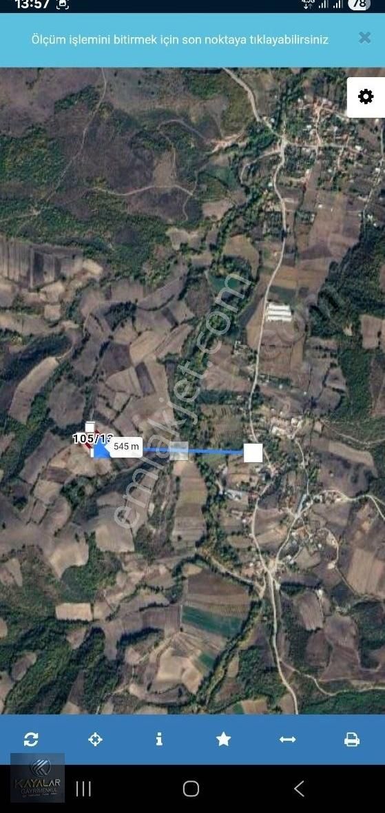 Kayalardan Mustafakemalpaşa'da Tektapu Kupon Arazi