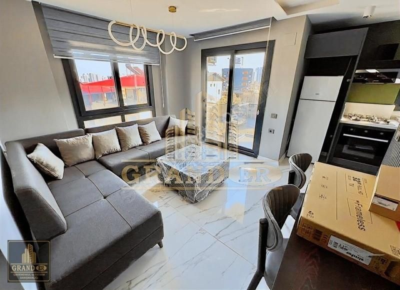 Mezitli Kuyuluk Full Eşyalı Kiralık Geniş Daire 1+1