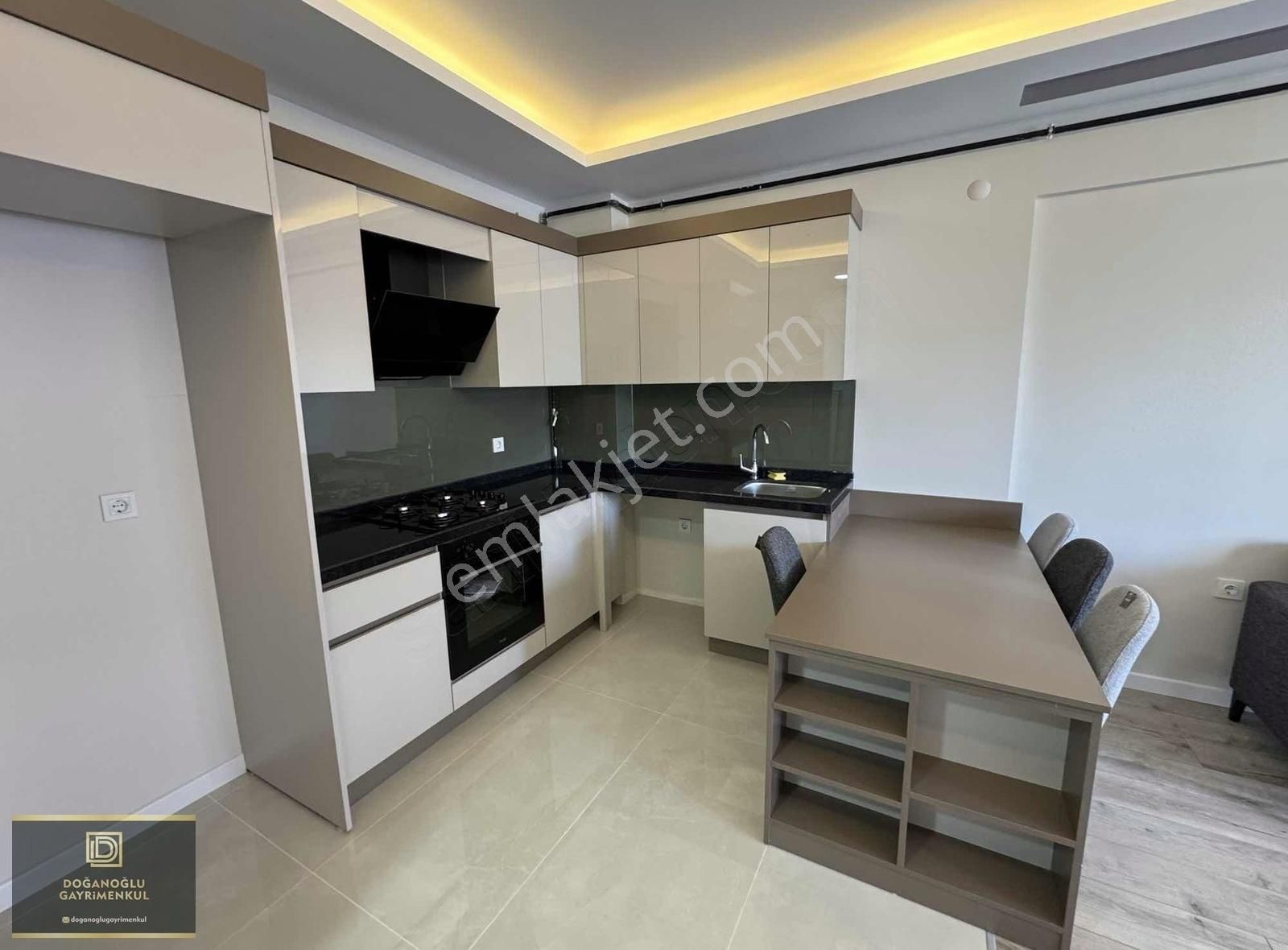 Doğanoğlun'dan Bahçelievler Mah'de Kiralık Lüx Eşyalı 1+1 Daire