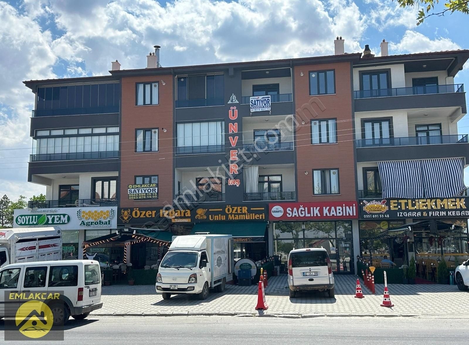 Emlakcar Dan Karaman Yoluna Cephe Satılık Arakat Lüks 3+1 Daire