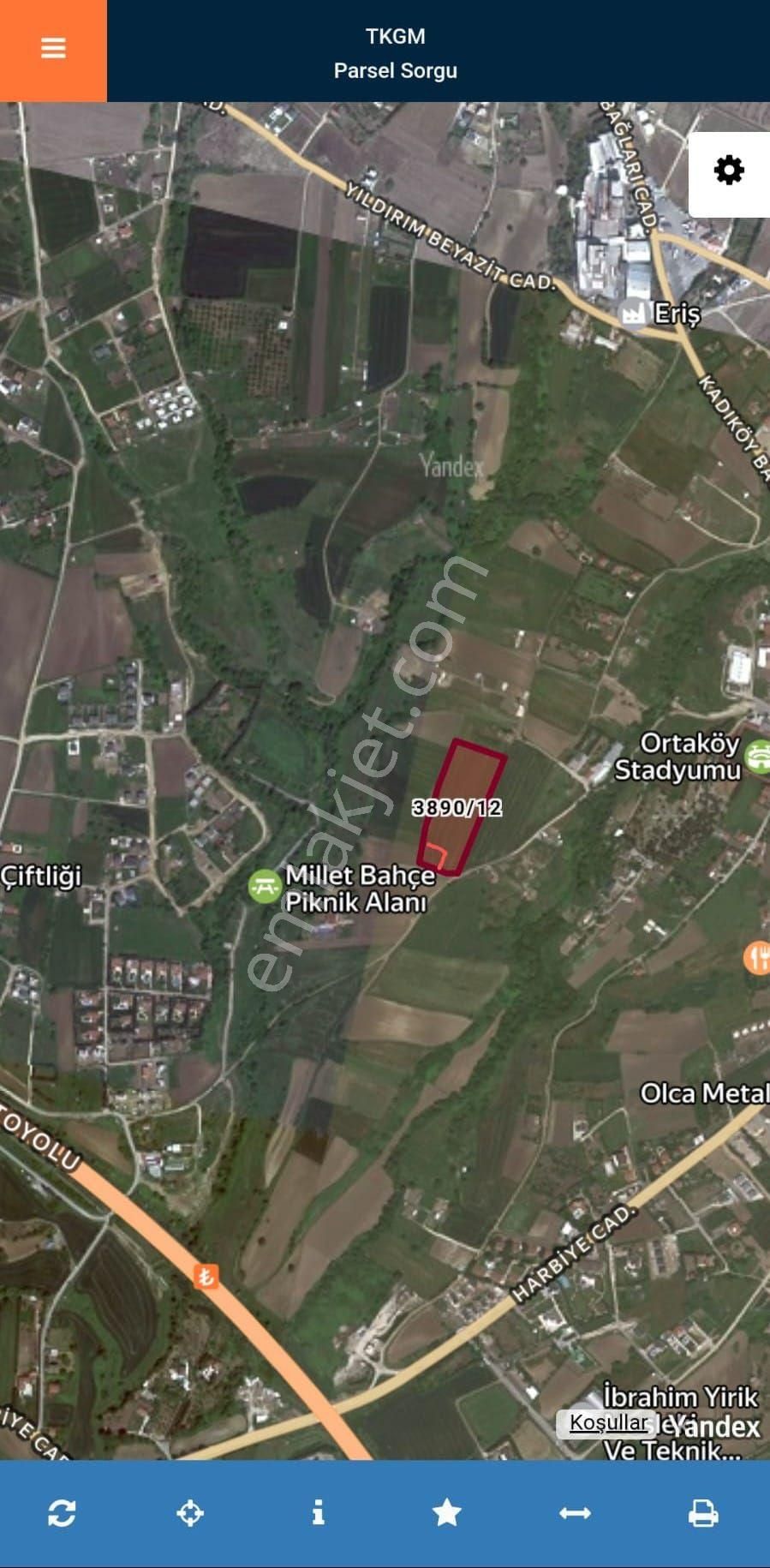 Silivri Ortaköy'de Satılık 501 Metre Kare Tarla