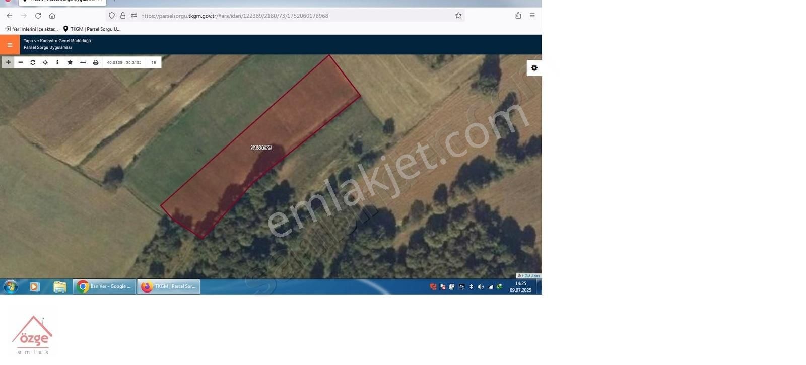 Özge Emlaktan Satılık Kayrancık Tapusu Tarla - Görsel 3