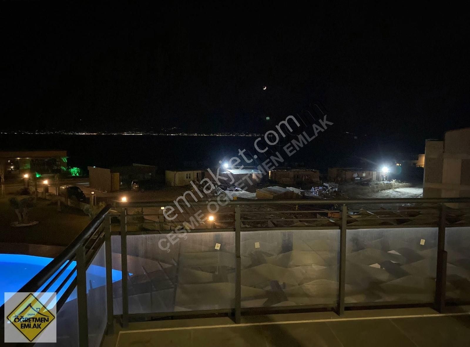 Çeşme Dalyanda Sağ Solu Önü Full Deniz Manzaralı Geniş Teraslı - Görsel 33