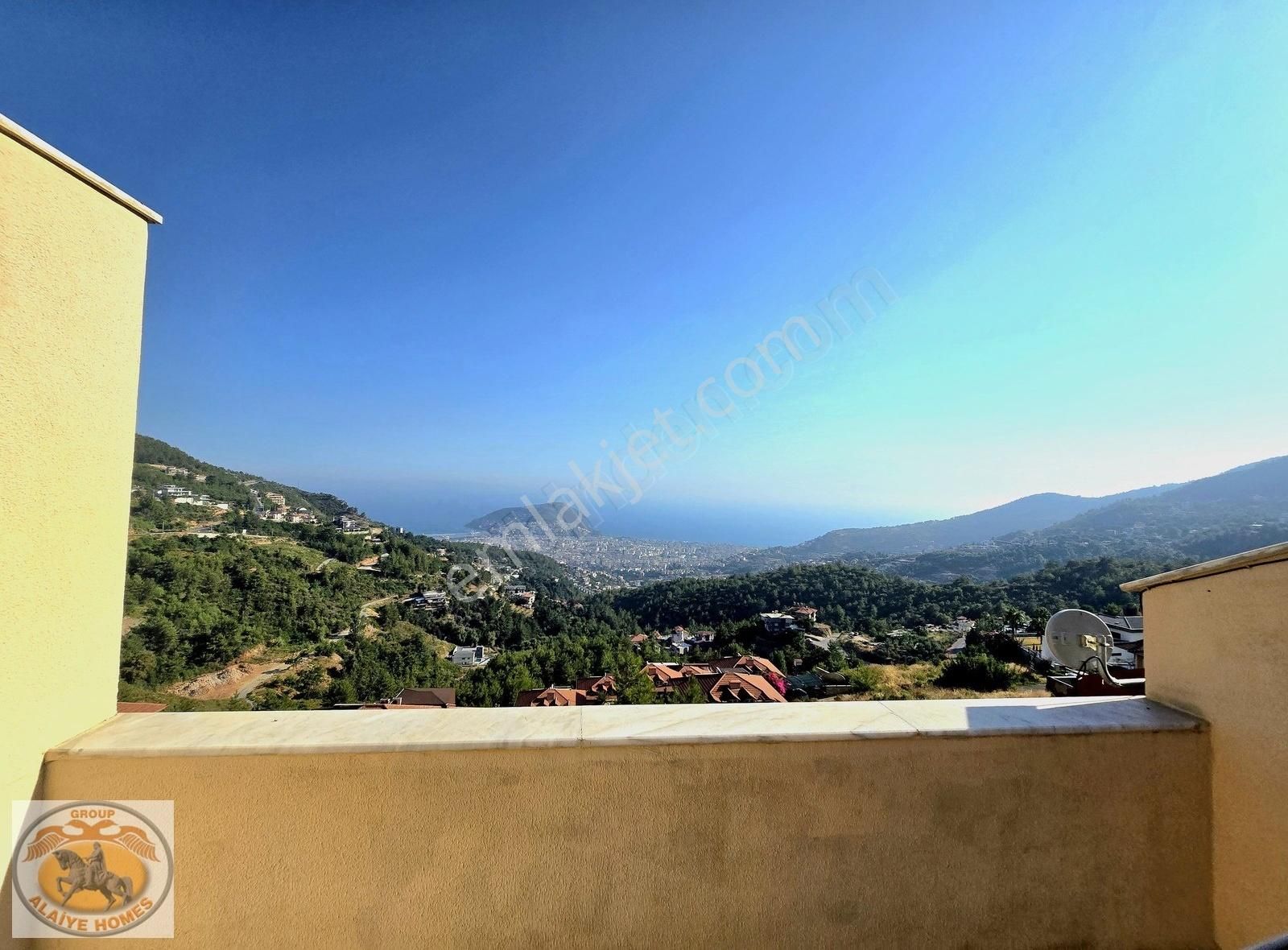 Alanya Tepede Satılık 3+1 Masrafsız Dublex Villa - Görsel 35