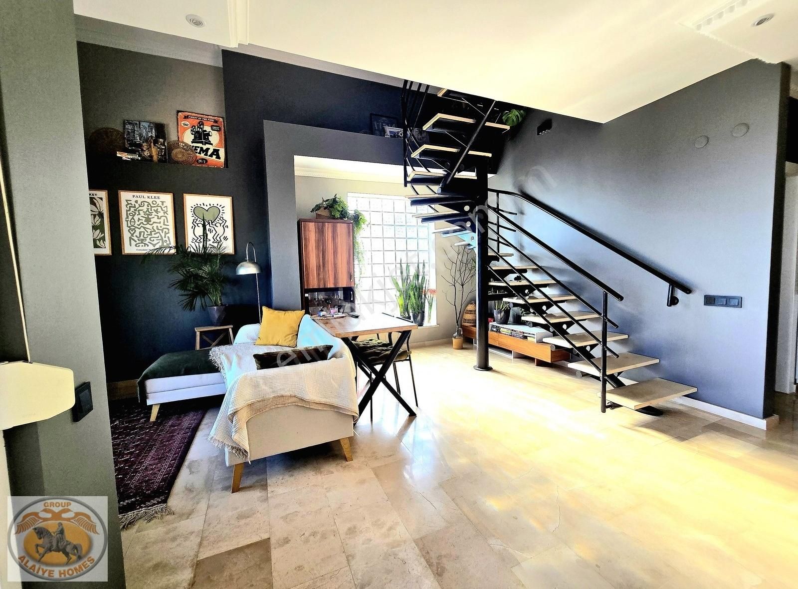 Alanya Tepede Satılık 3+1 Masrafsız Dublex Villa - Görsel 12