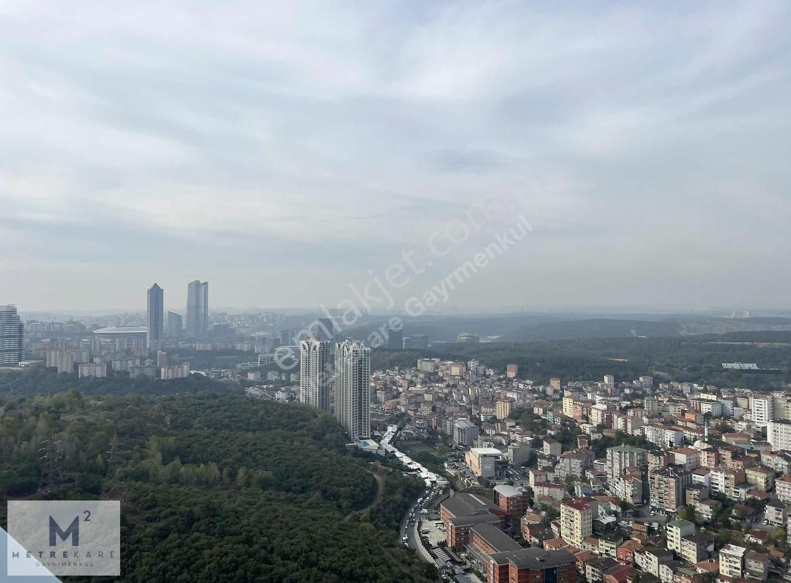 Ağaoğlu Maslak 1453 3+1 Boş Kiralık Levent Orman Cephe