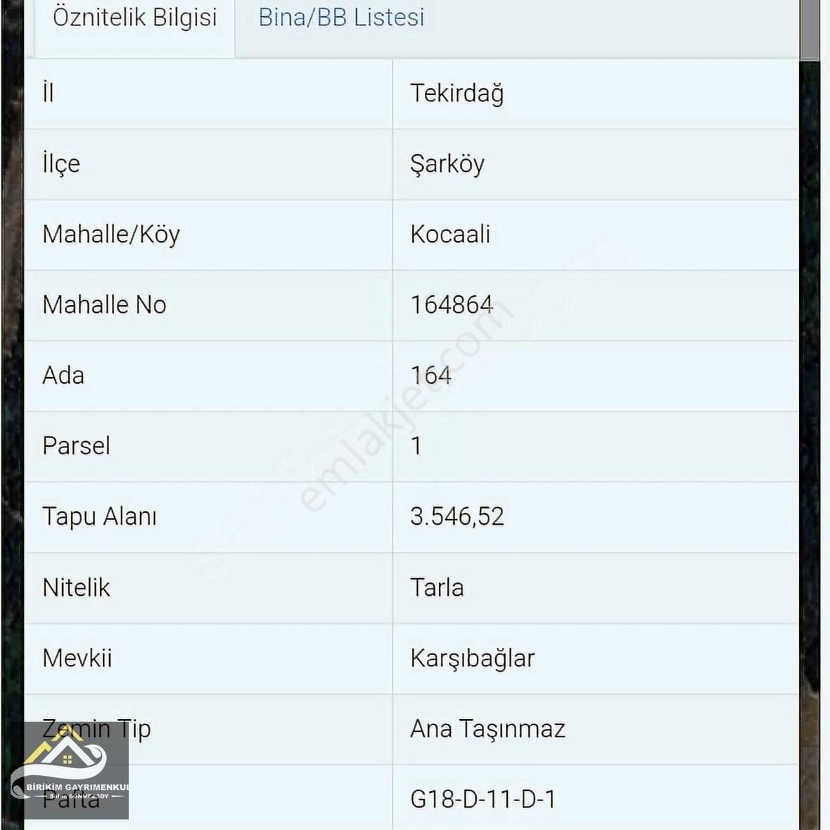 Şarköyde 700 Mt Ekimlik Tarla ! Daha Ucuzu Yok