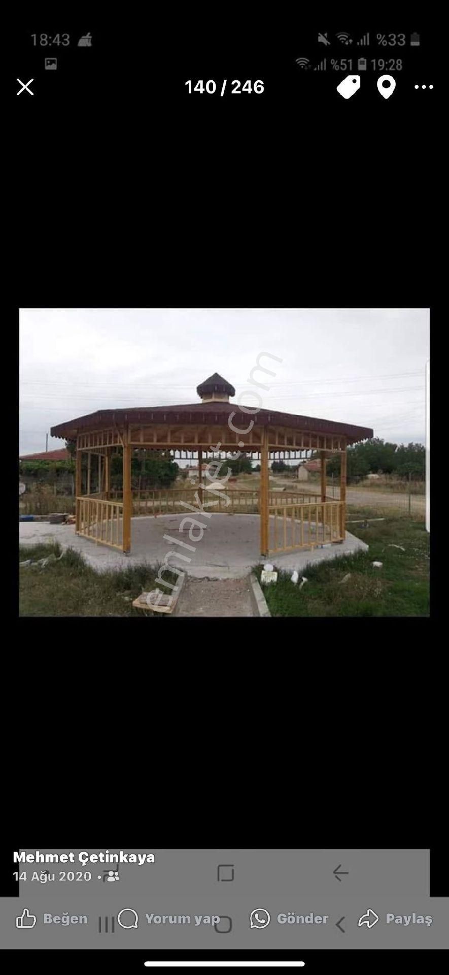 Edirne Uzunköprü Kurtbey 'de Satılık Villa