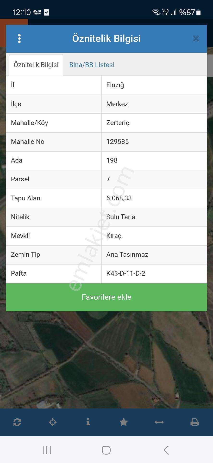 Zerteriç Te Satılık Uygun Tarla - Görsel 3