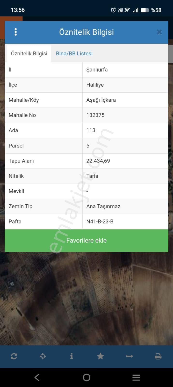 Baran Emlaktan Aşagi İckarada Satilik Tarla