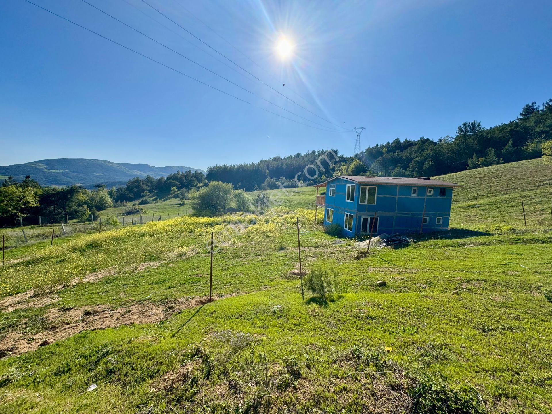 Şehirden Uzak Doğanın Kalbinde 1201 M² Bahçeli 2 Katlı Ahşap Ev - Görsel 9