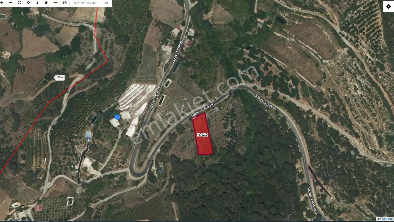 Erdemli Köşbucağı Mahallesinde Satılık Tarla - Görsel 3