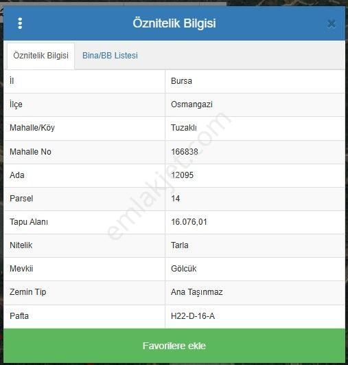 Bursa Osmangazi Tuzaklı'nın En Güzel Mevkisi Ve Uygun Fiyatlı - Görsel 2