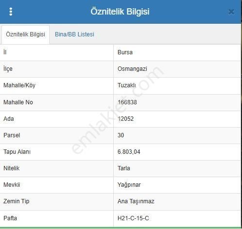 Bursa Osmangazi Tuzaklı'nın Yağpımar Mevkisinde Ve Uygun Fiyatlı - Görsel 3