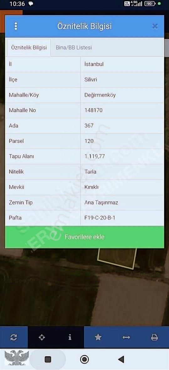 Silivri Değirmenköy De 280 M2 4 Adet Yerimiz Topluda Satılabilir - Görsel 4