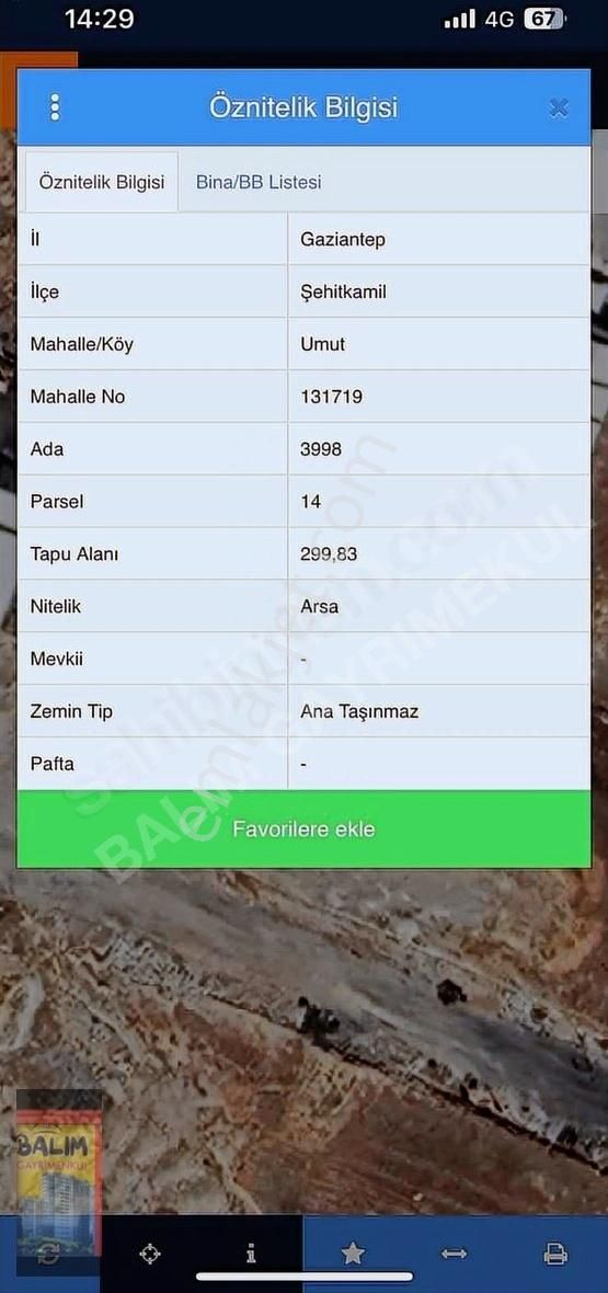 Halıcılar Sitesi'nde Satılık Arsa