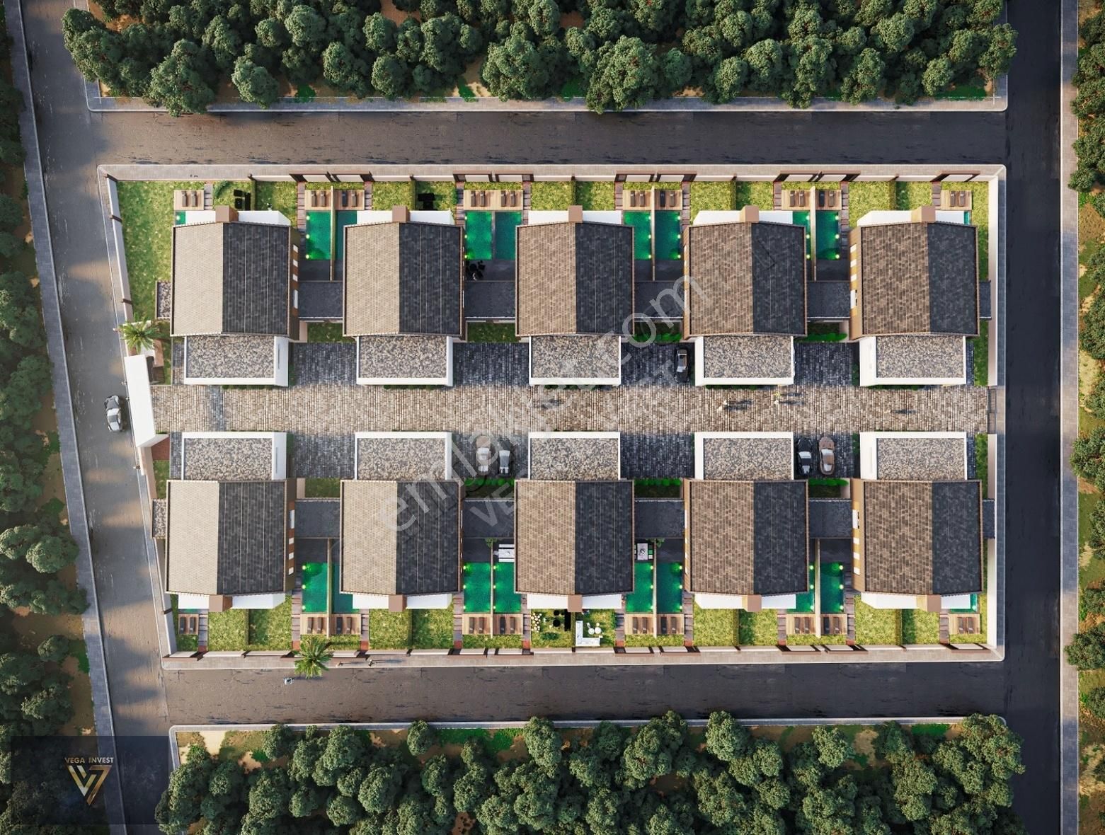 Döşemealtın'da Müstakil Havuzlu Köşe Villa | Vega Invest | - Görsel 21