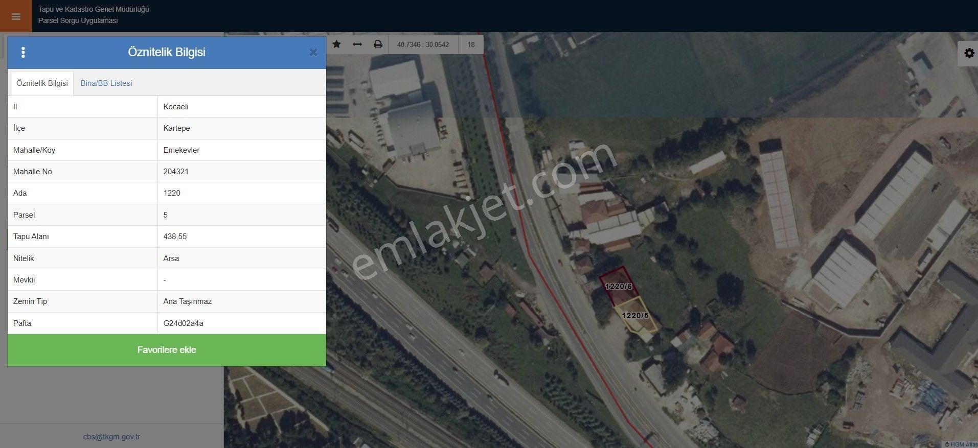 Kartepe Emekevler Sapanca Yolunda 880 M2 Arsa - Görsel 10