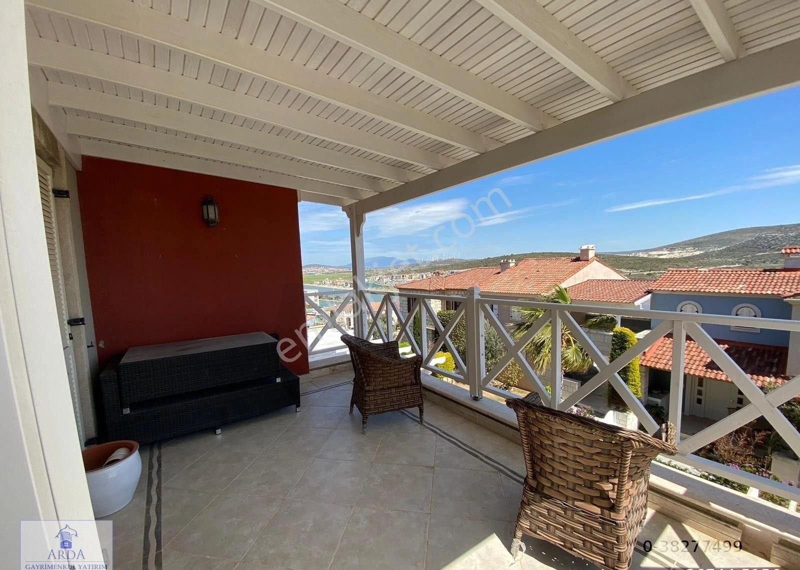 Port Alaçatıda Deniz Manzaralı 2+1 Dubleks Satılık Lüks Villa - Görsel 12