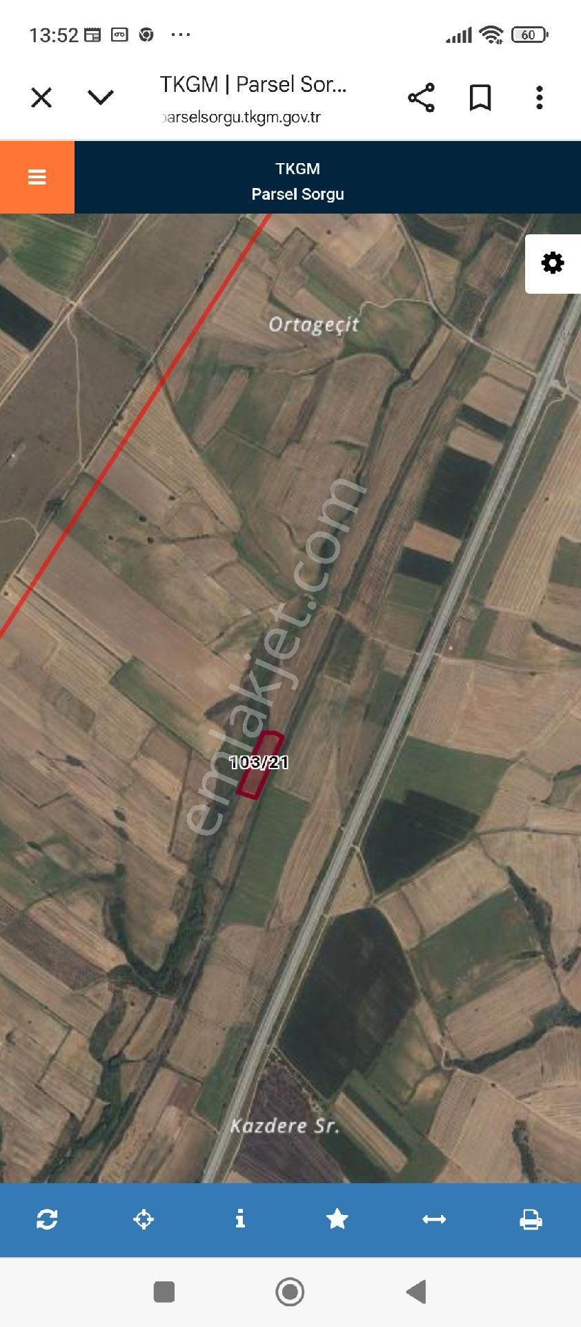 Arsamız Tek Tapu 7000 Metre Olup Bağ Bahçe Çiftlik Yapilabilir