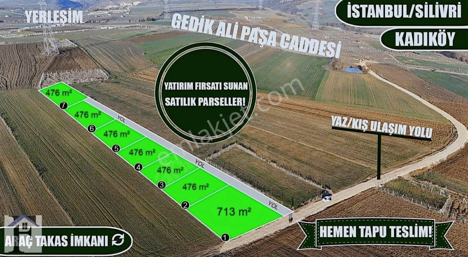 Silivri Kadıköy Satılık Yatırıma Uygun Parseller