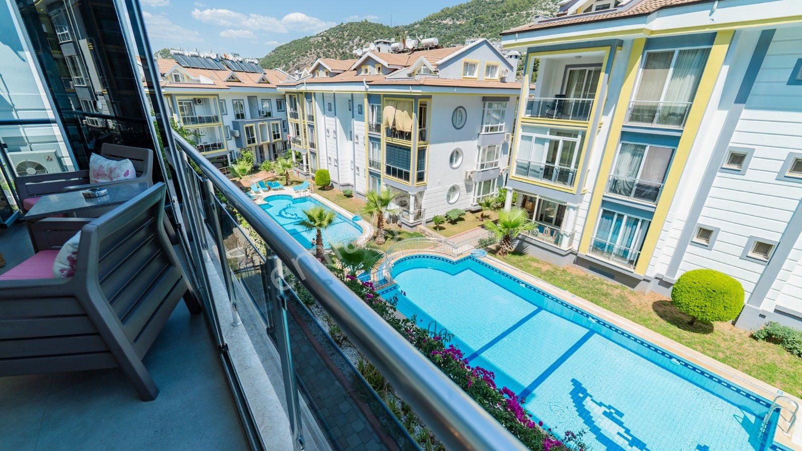 Muğla Fethiye Bölgesinde 6+1 Ters Dubleks Satılık Eşyasız Havuzlu Daire - Görsel 19