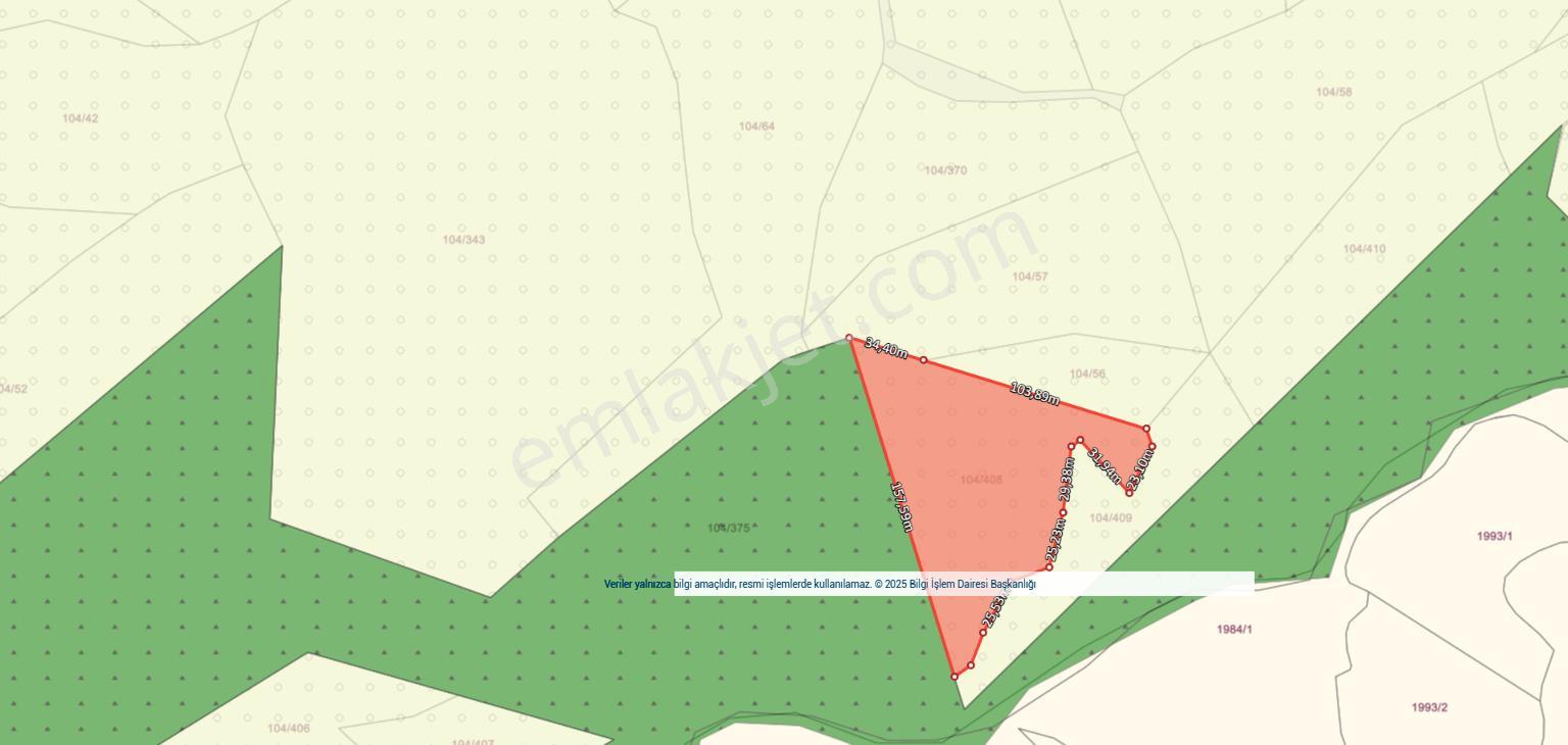Kocaeli Karamürsel Fulacık %5 İmarlı 20.984 M2 Satılık Tarla - Görsel 2