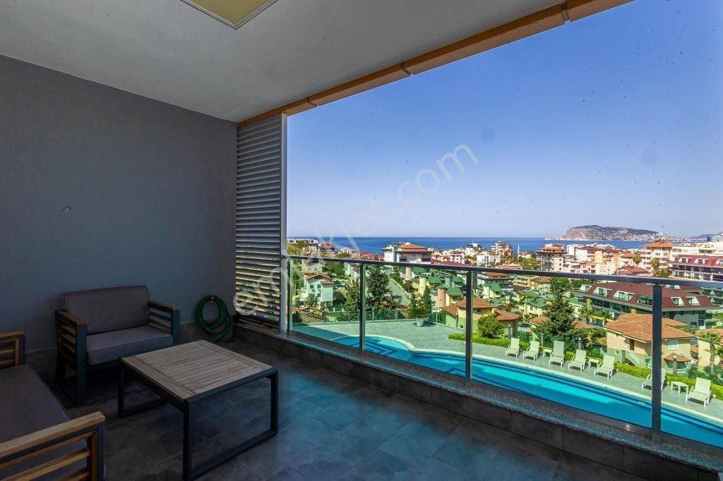 Alanya Kestel 3+1 Full Eşyalı Deniz Manzaralı Satılık Daire