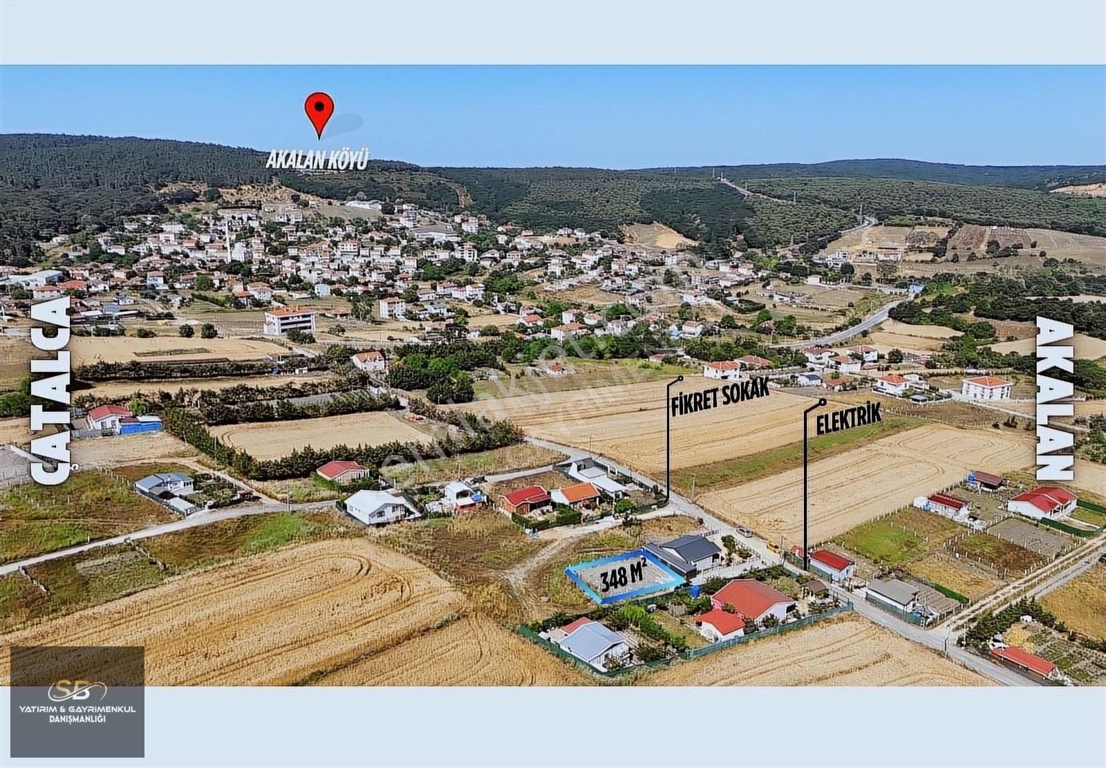 Akalan Köyü 348 M² Çevrili Elektrikli Arsa