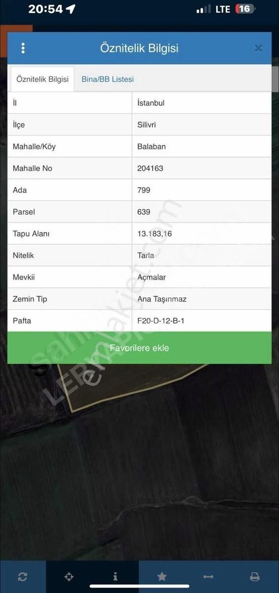 Güler Yapı'dan Silivri Sancaktepe'de Yatırımlık Tarla - Görsel 3