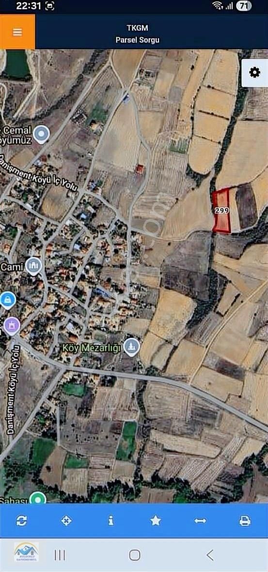 Hayrabolu Danışmentte Köye Yakın Resmi Yollu Uygun Arazi.