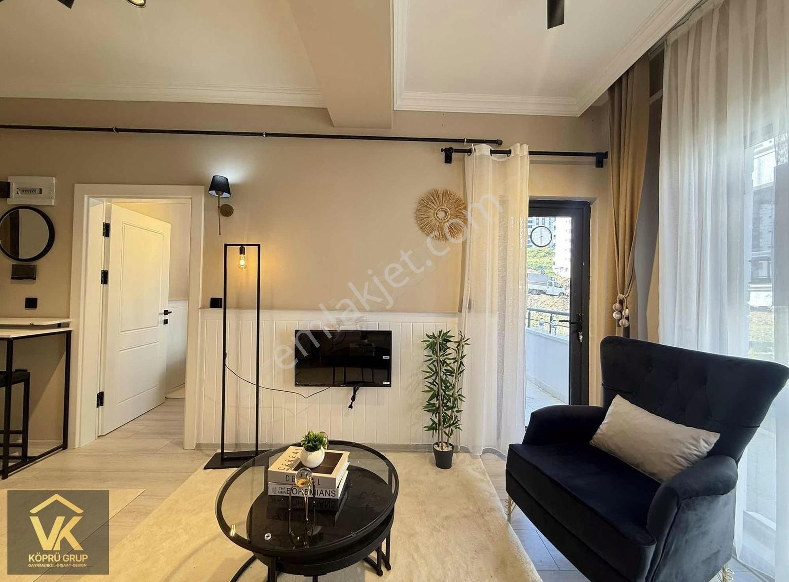 Köprü Grup'tan Kiralık - 19 Mayıs Bulv. 1+1 Sıfır Eşyalı Daire