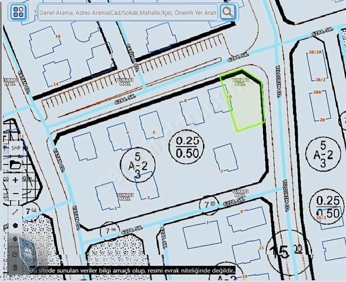 Gülistanevler Mevki 508m² Temiz Köşe Villa Parseli !